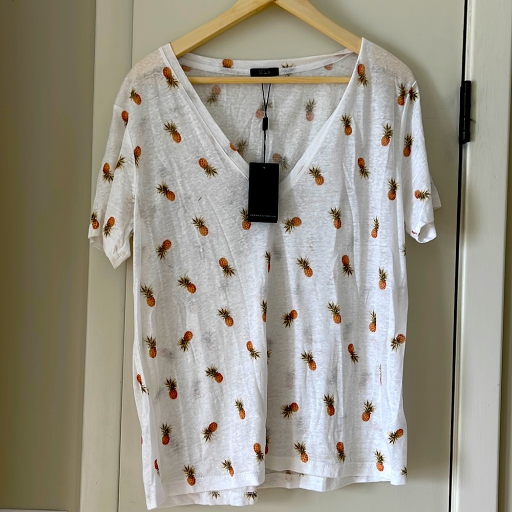 Rails NWT cotton linen t-shirt